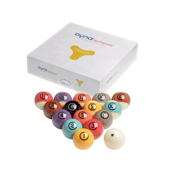 ＠*離様 HELLOS Beetle TARP CG カラー ポールセット Dynaspheres Tungsten 572 Pool Ball Set - Blatt Billiards