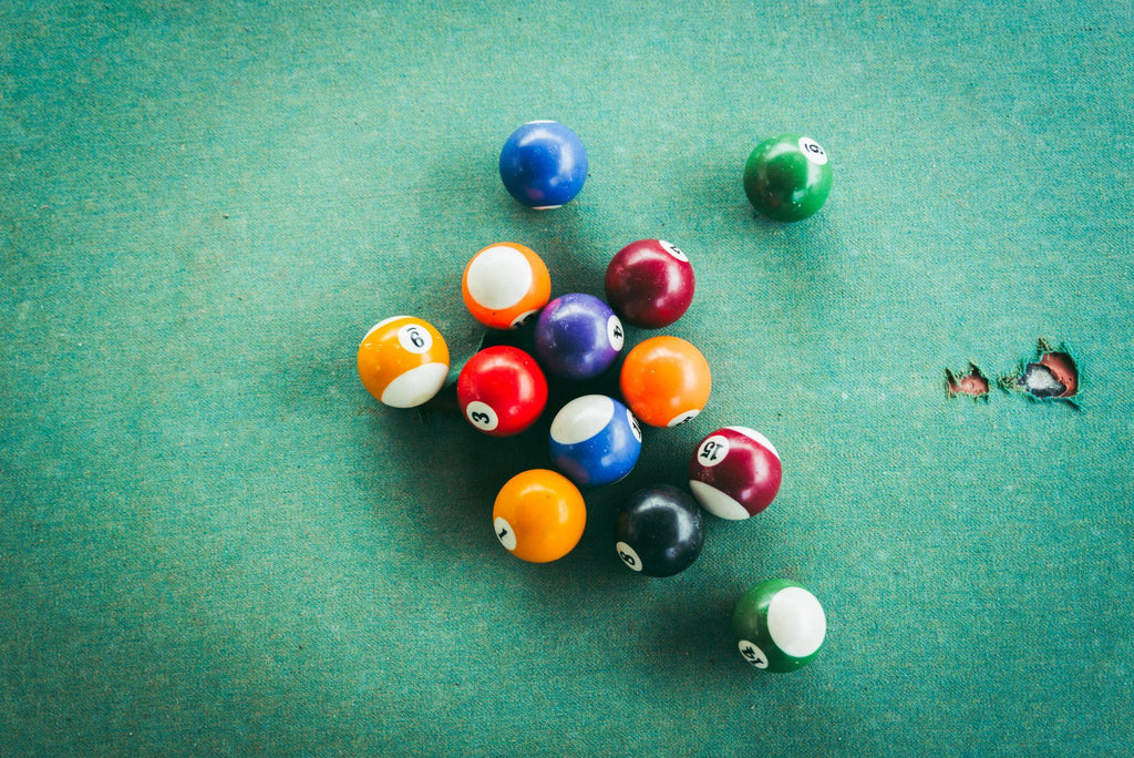 An old billards cloth