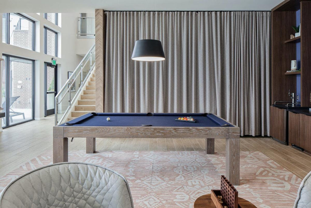 Blatt Billiards Semi Custom Contemporary Pool 'Imagine Parsons' Dining Conference Pool Table.