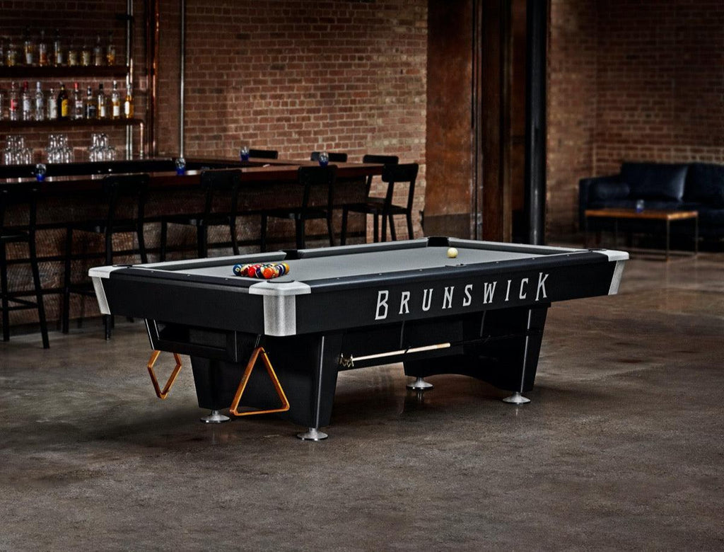 Brunswick Billiards Black Wolf Pro Classic Pool Table.