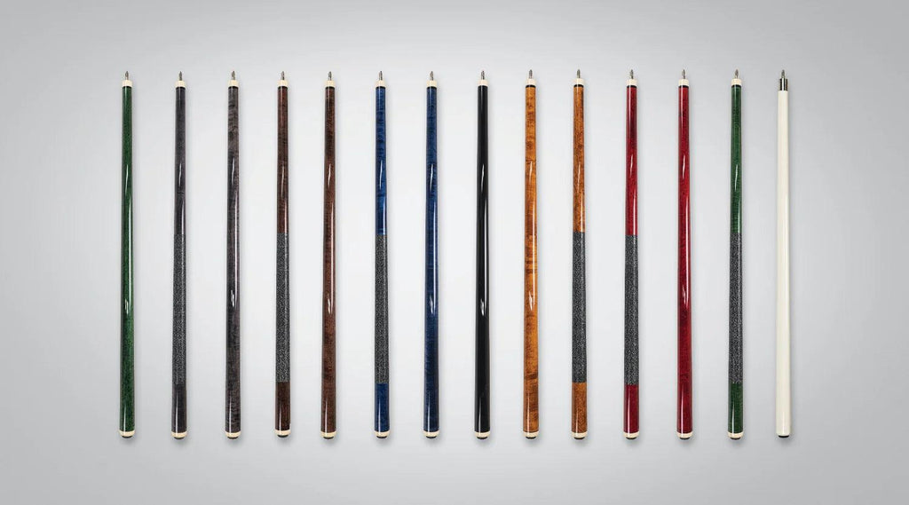 Cue Sticks from Blatt Billiards.