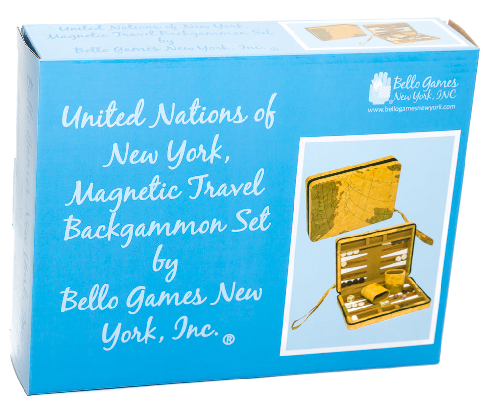 United Nations Magnetic Travel Backgammon Set