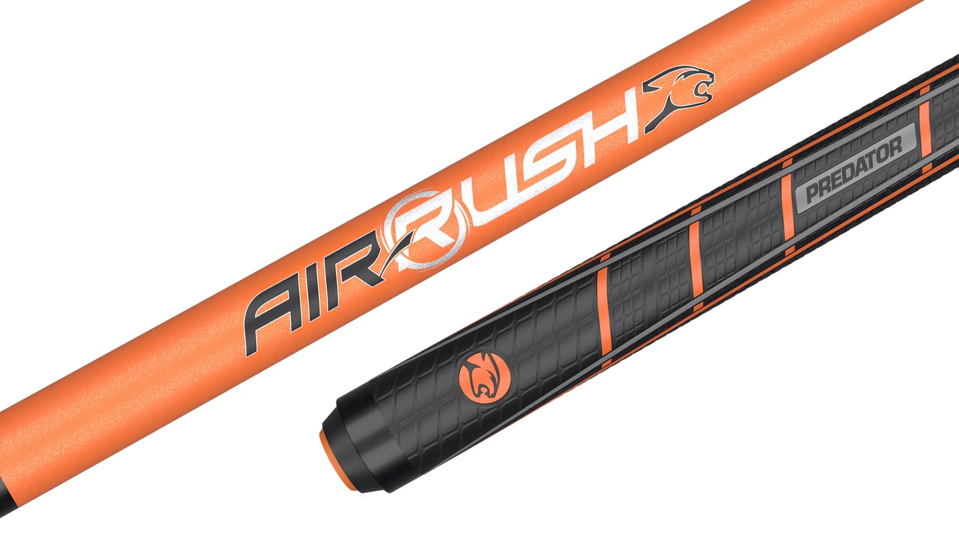 Predator Air Rush Flare Orange Jump Cue - Sport Wrap - Blatt Billiards
