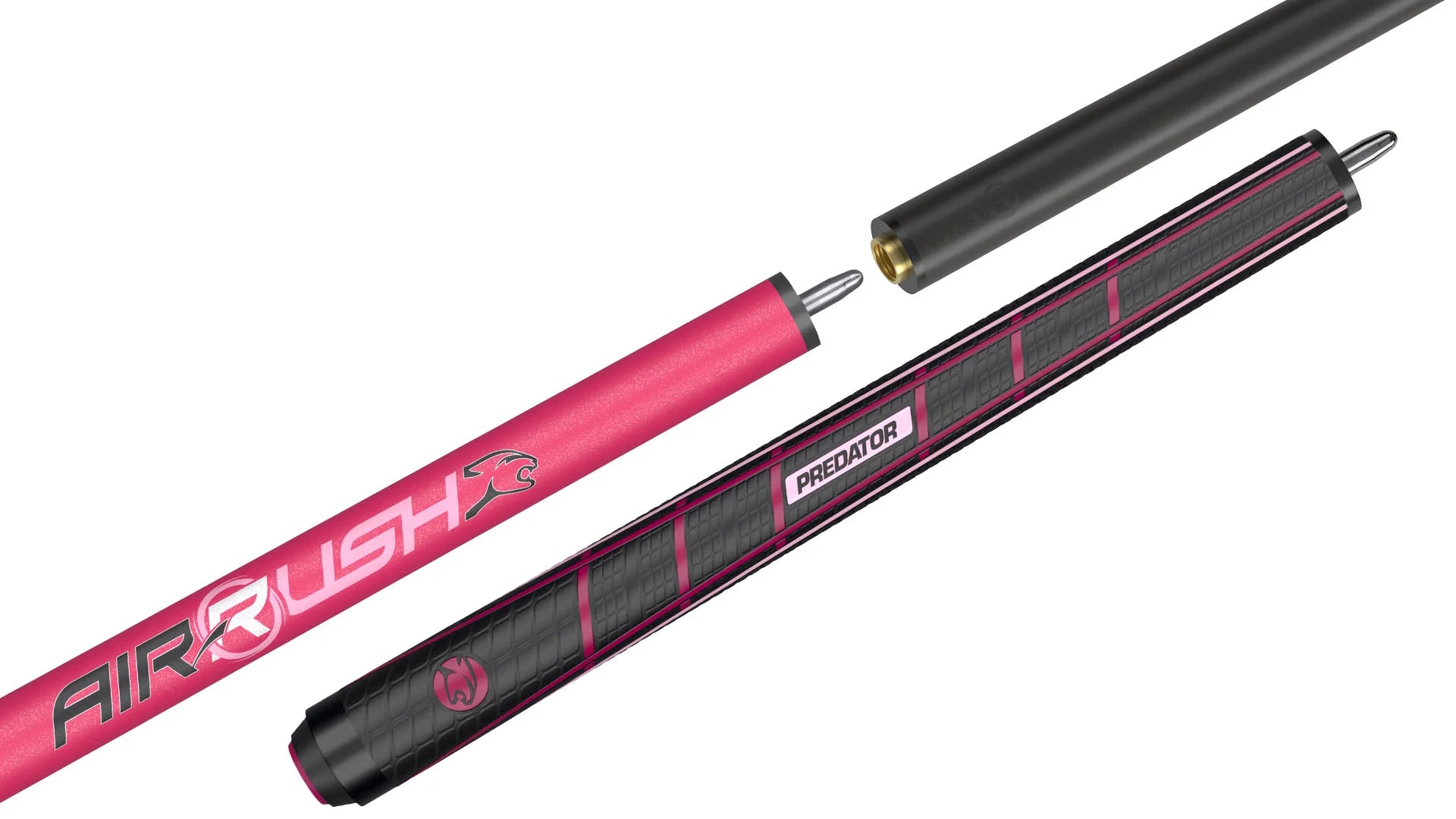 Predator Air Rush Pink Jump Cue - Sport Wrap - Blatt Billiards