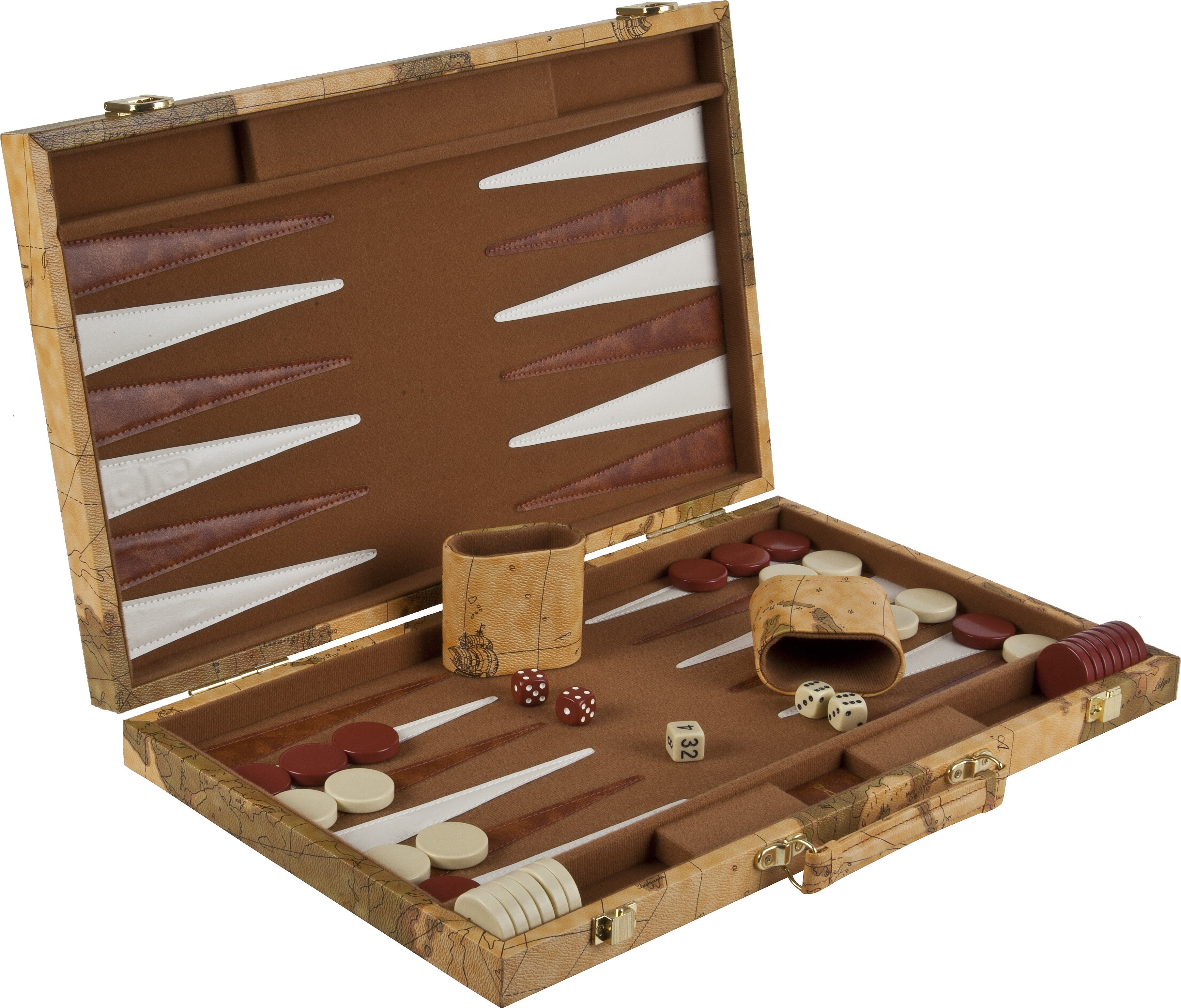 United Nations of New York Backgammon Set