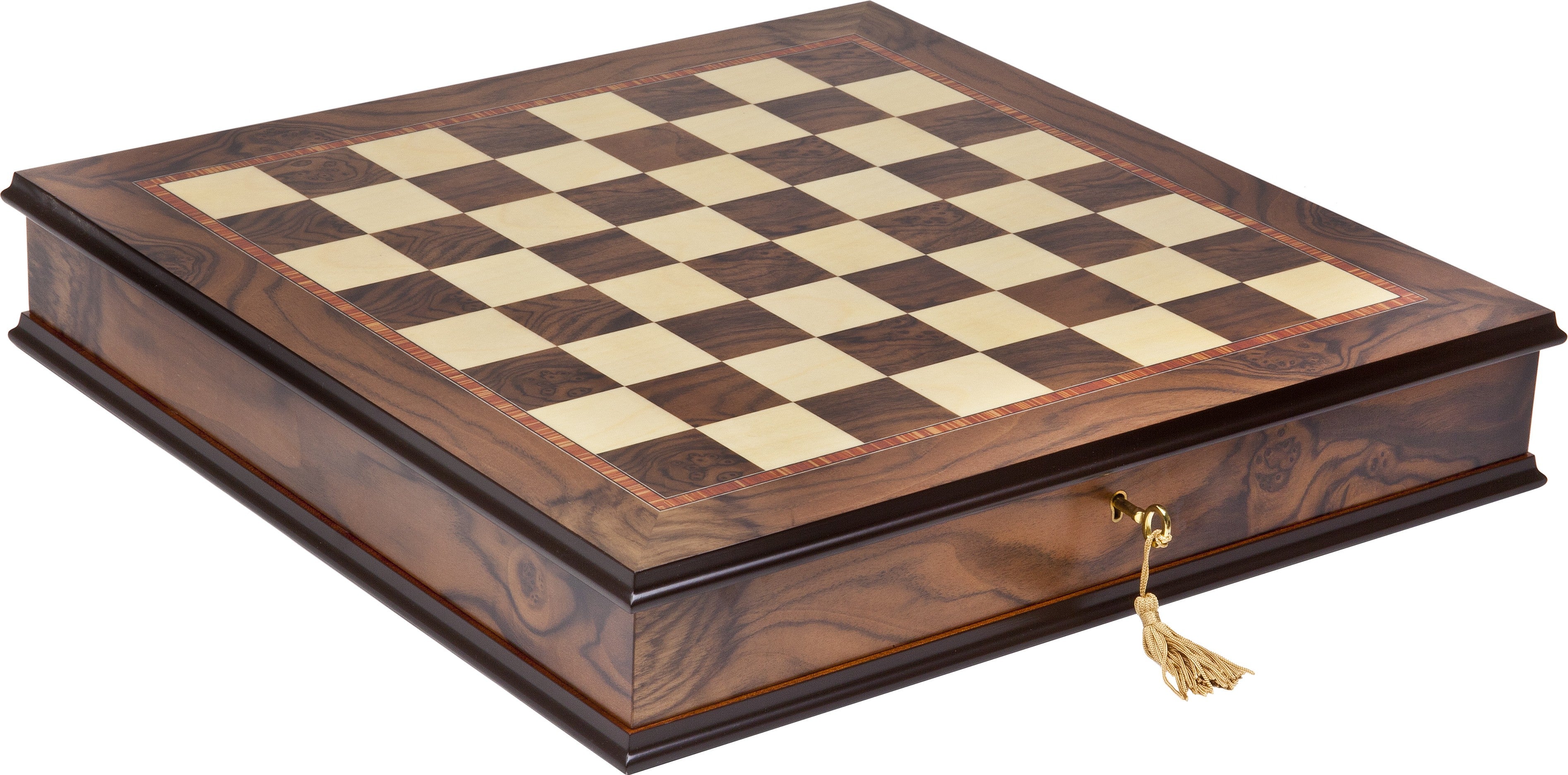 French Staunton Chessmen & The Ultimate Chess Board/Cabinet