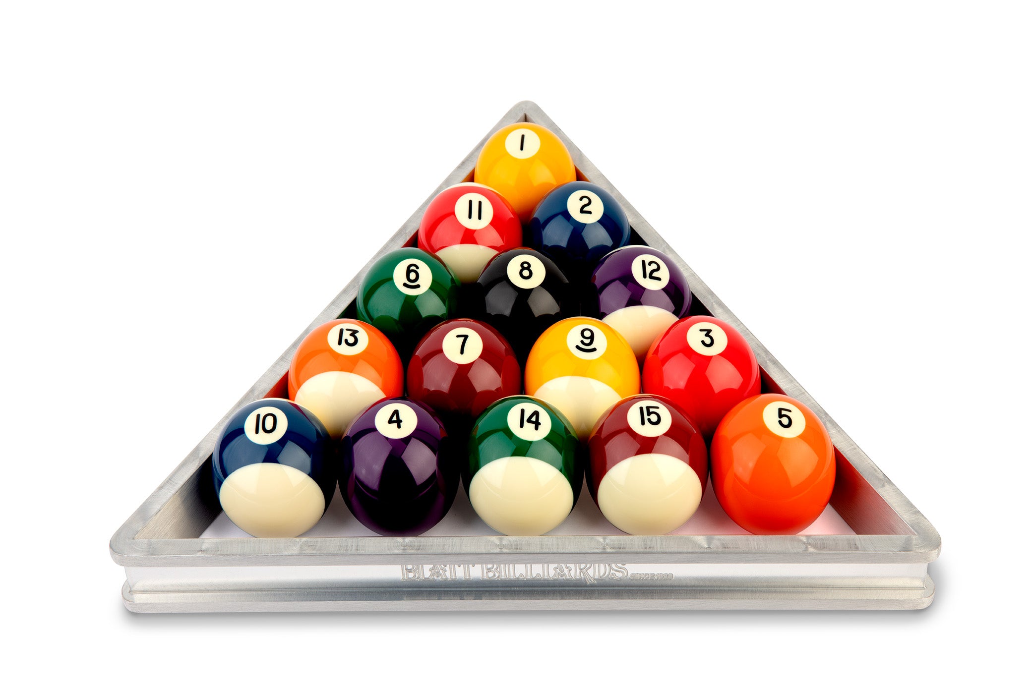Luxe Gold Triangle Billiard Ball Racks - Pool Table Portfolio custom  billiard triangle gold billiard triangle mens gifts