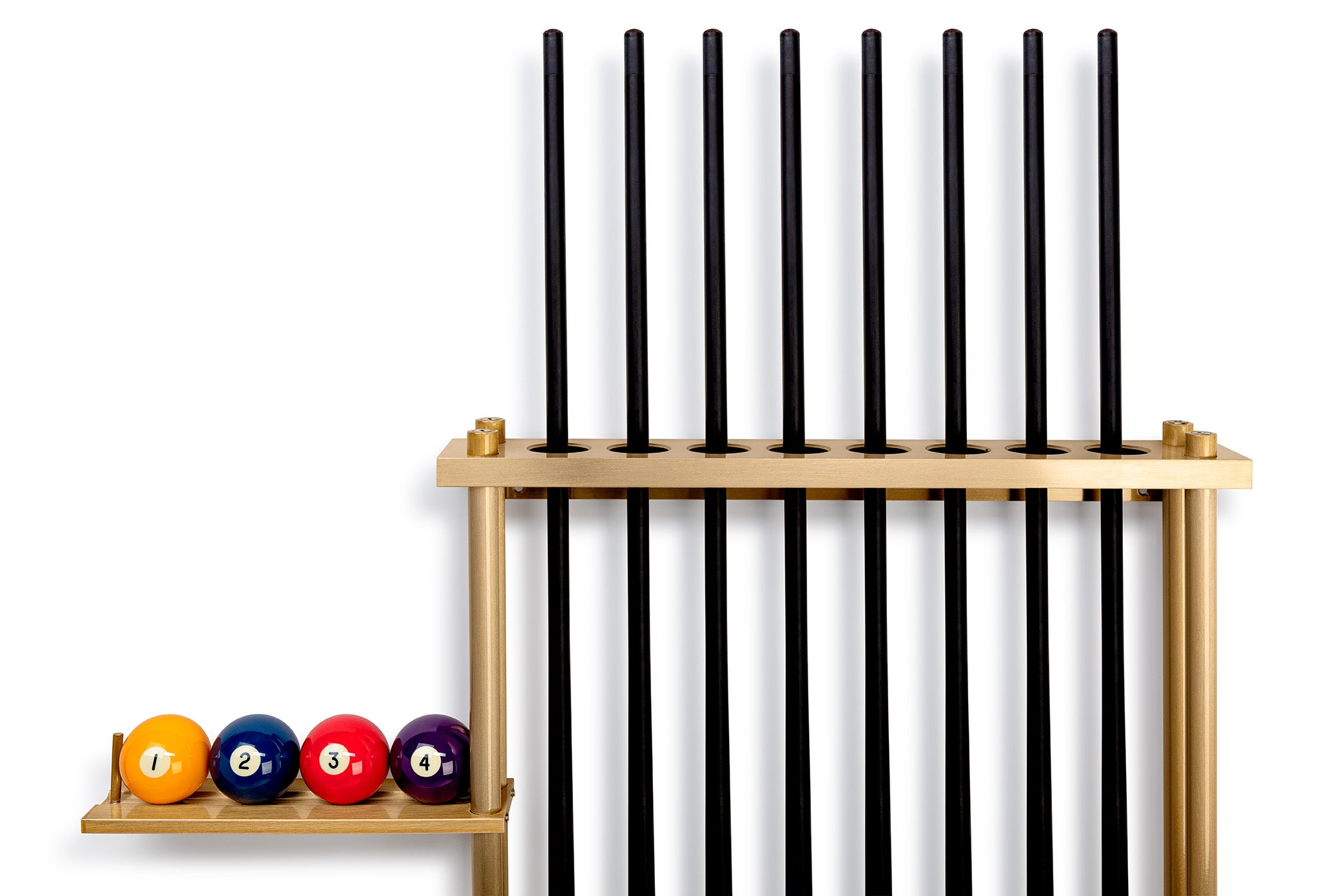 Aluminum Wall Rack #8 (round side bars) – Blatt Billiards
