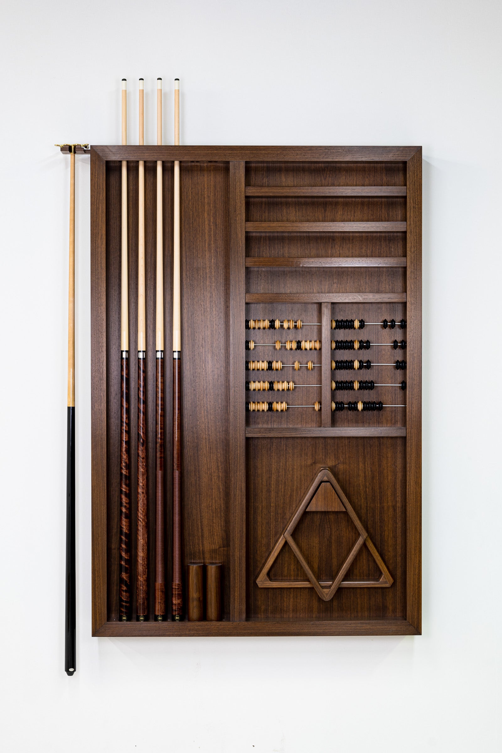 Modern Combination Wall Rack - Blatt Billiards