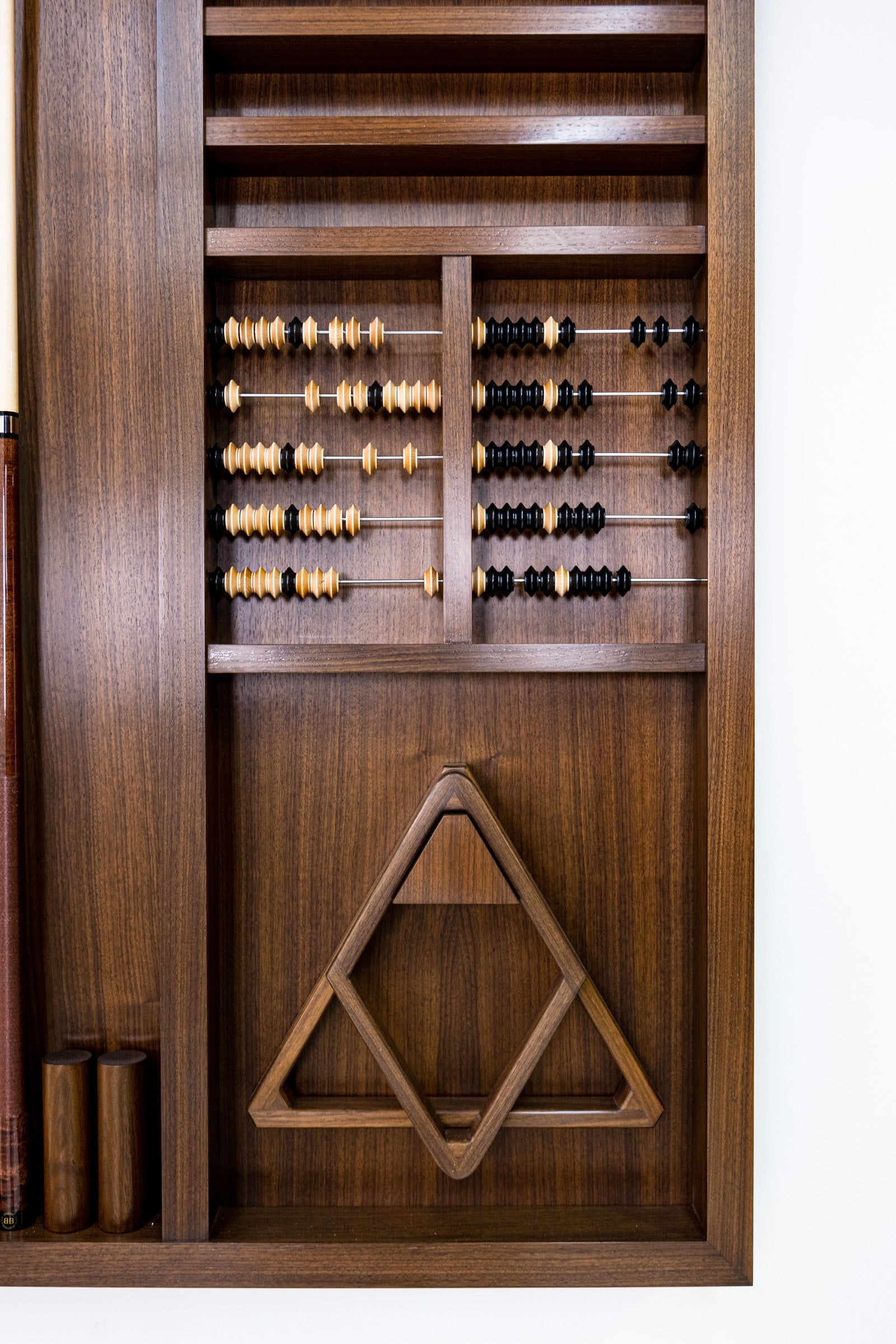 Modern Combination Wall Rack - Blatt Billiards