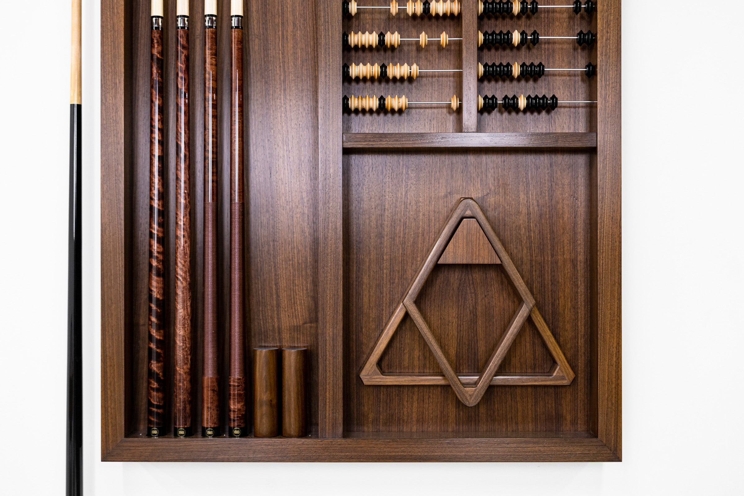 Modern Combination Wall Rack - Blatt Billiards