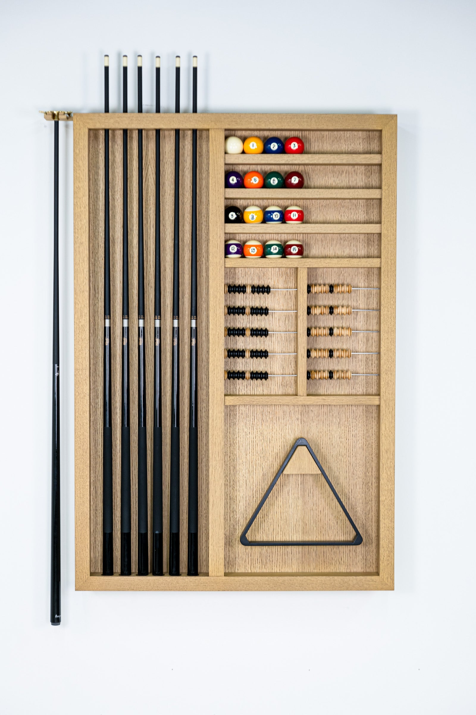 Modern Combination Wall Rack | Blatt Billiards
