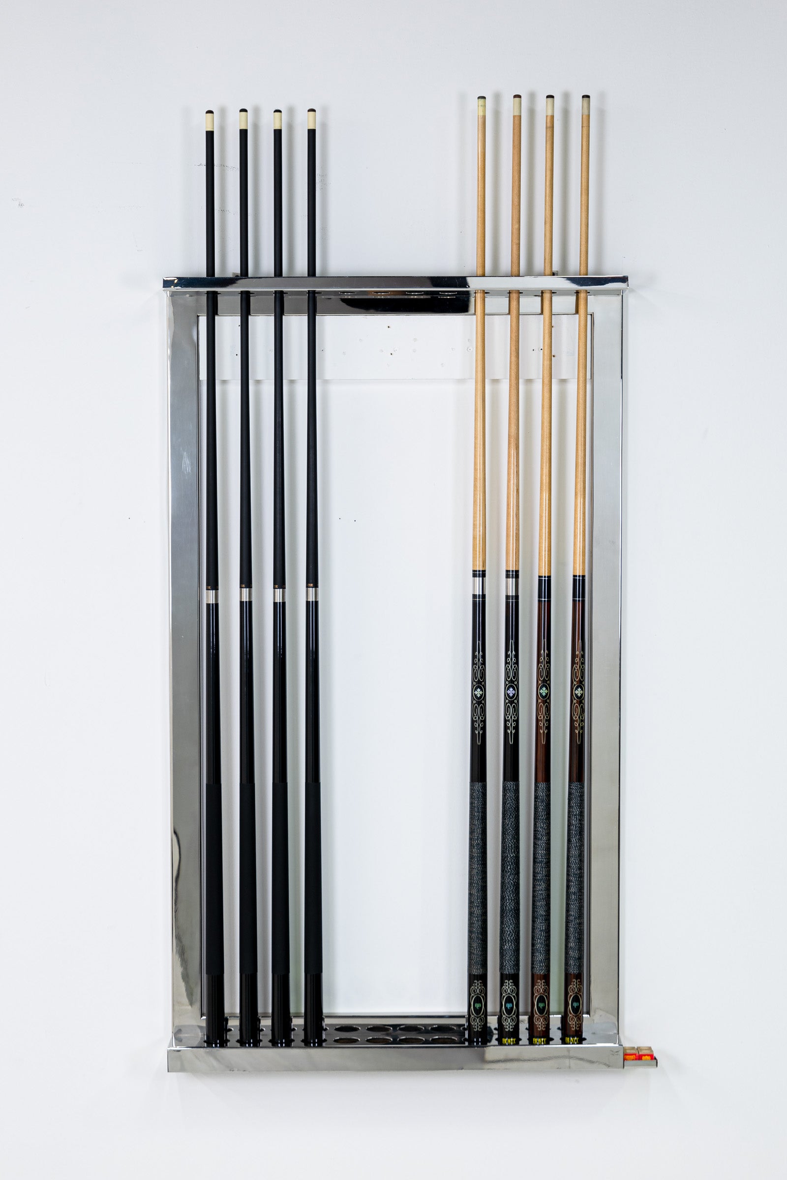 Us Pace Rack Pace Wall Rack (Stainless or Wood) - Blatt Billiards