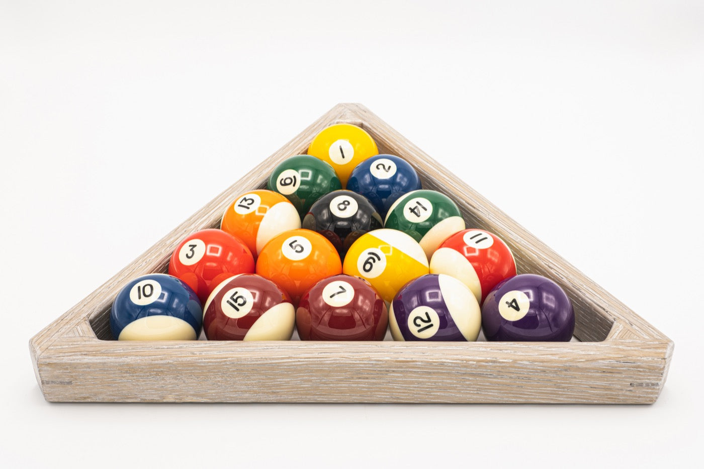 Custom Oak Triangle Rack | Blatt Billiards