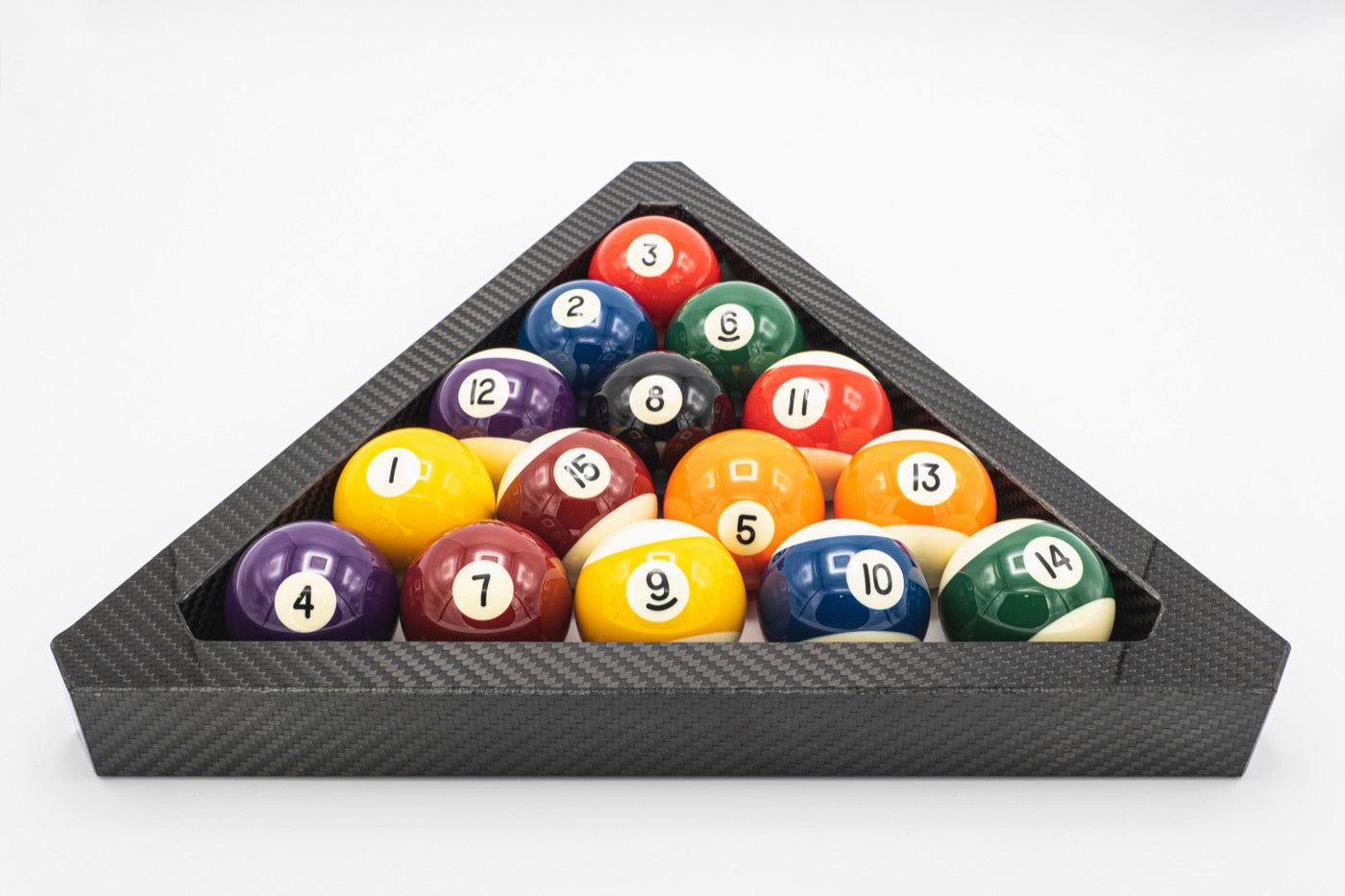Custom Carbon Fiber Triangle Rack | Blatt Billiards