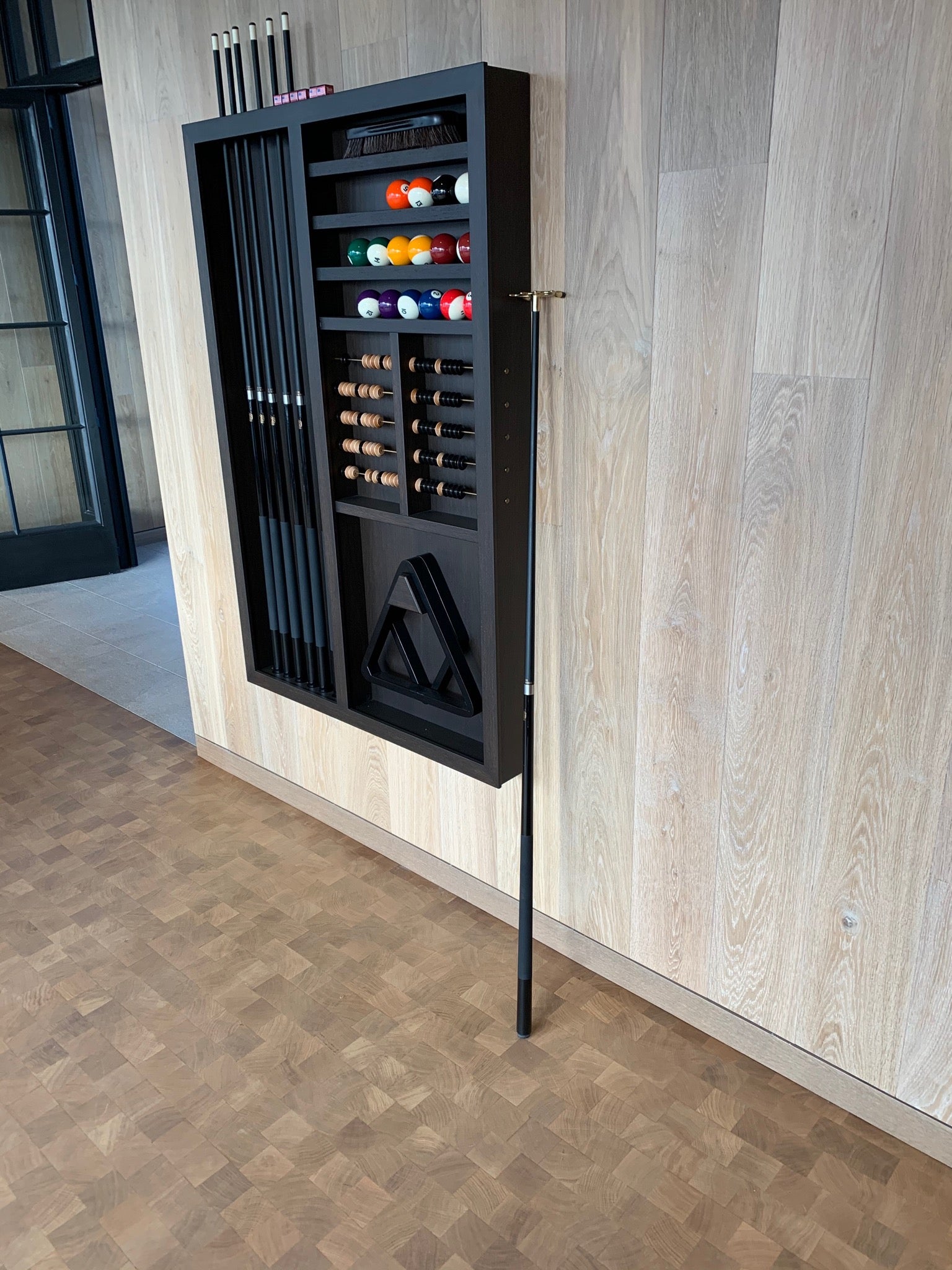 Modern Combination Wall Rack | Blatt Billiards