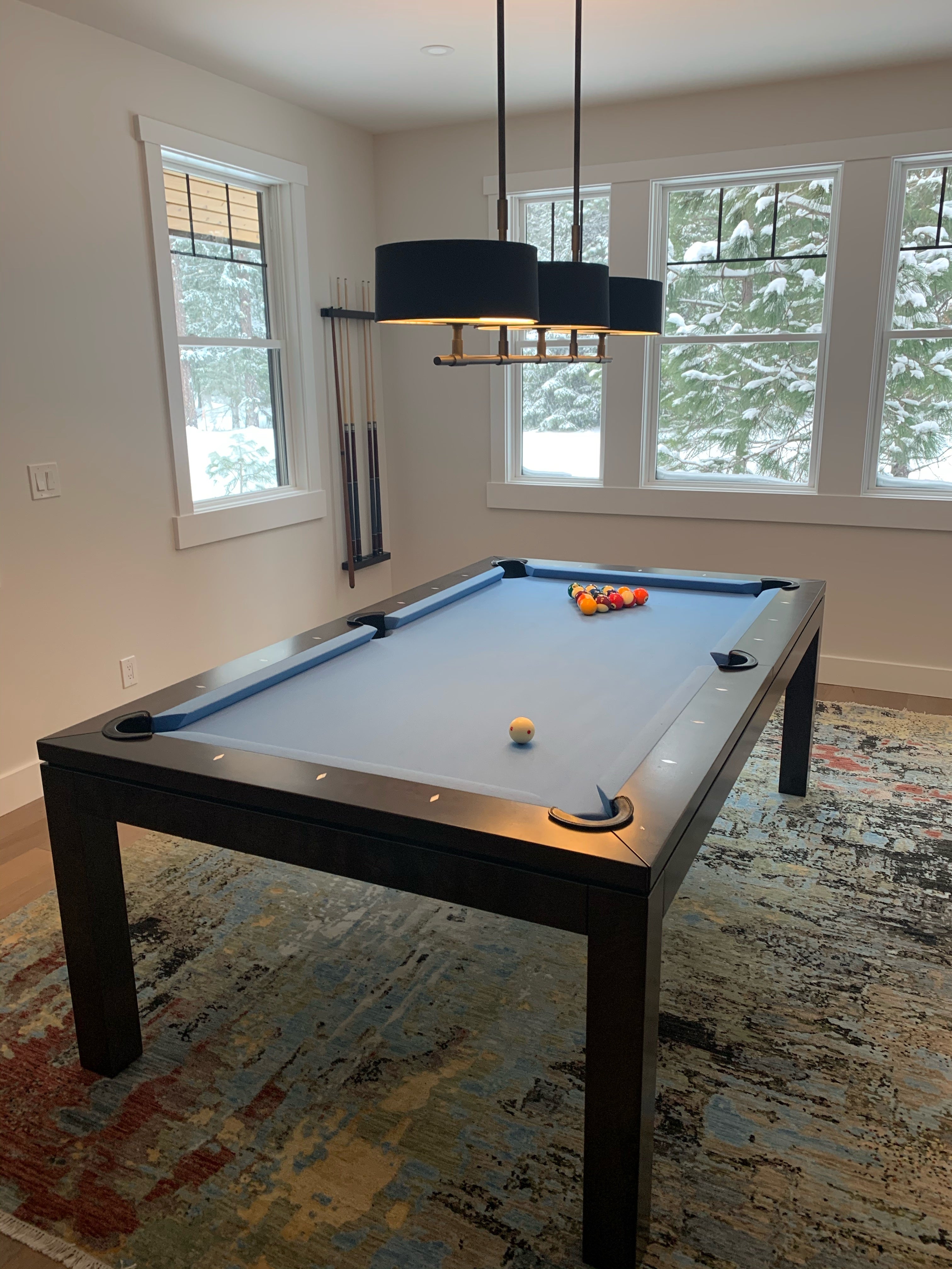 Wall Rack Pool Table Two Piece Wall Rack - Blatt Billiards