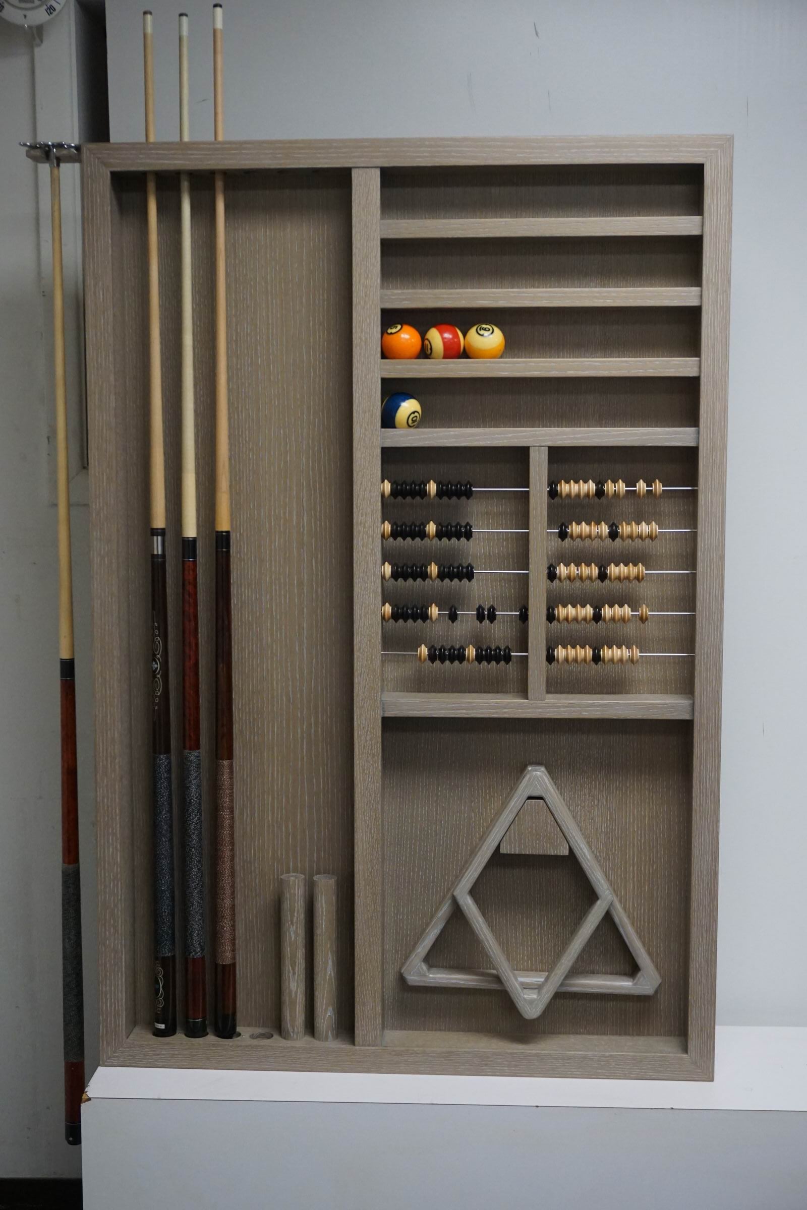 Modern Combination Wall Rack | Blatt Billiards