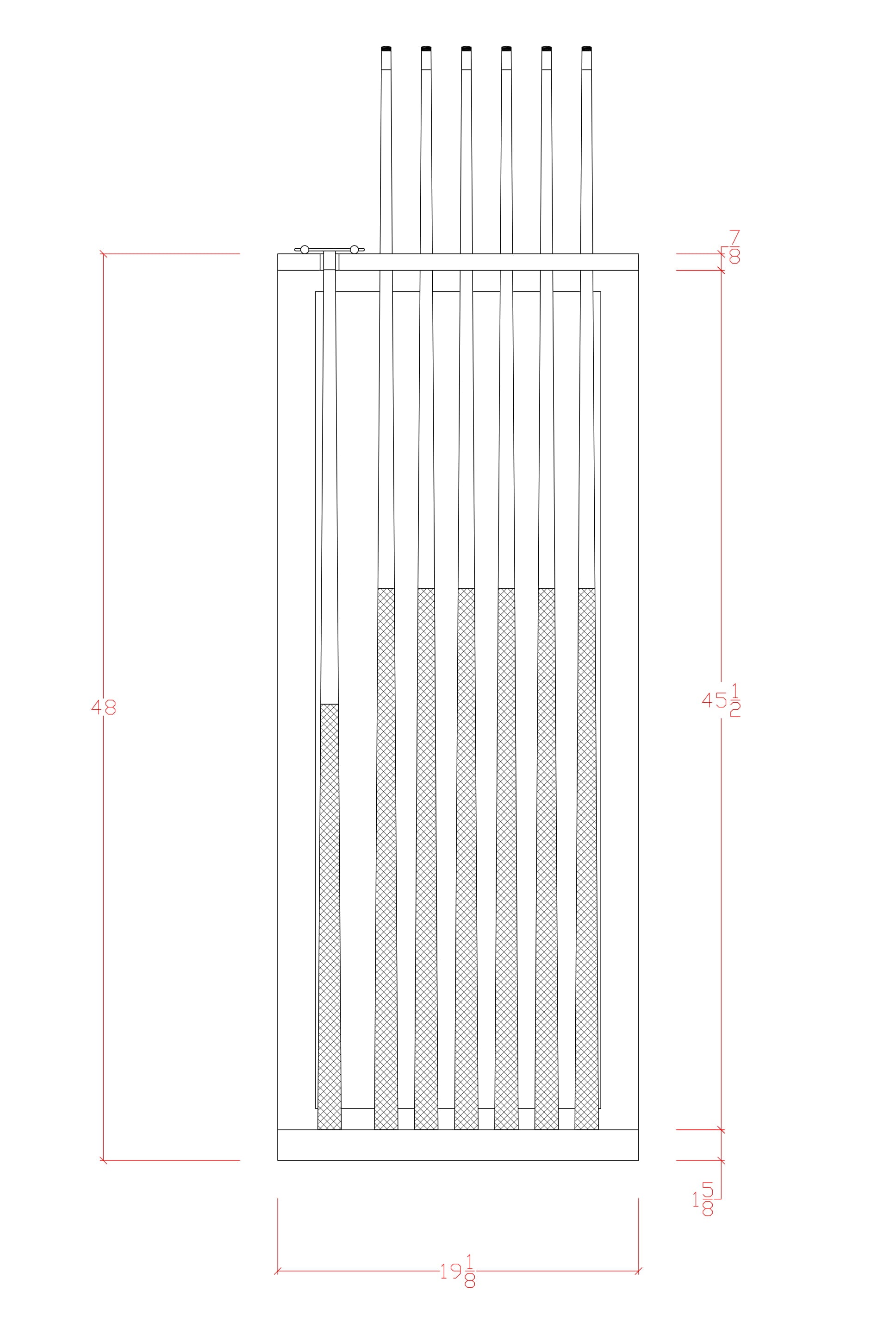Us Pace Rack Pace Wall Rack (Stainless or Wood) - Blatt Billiards