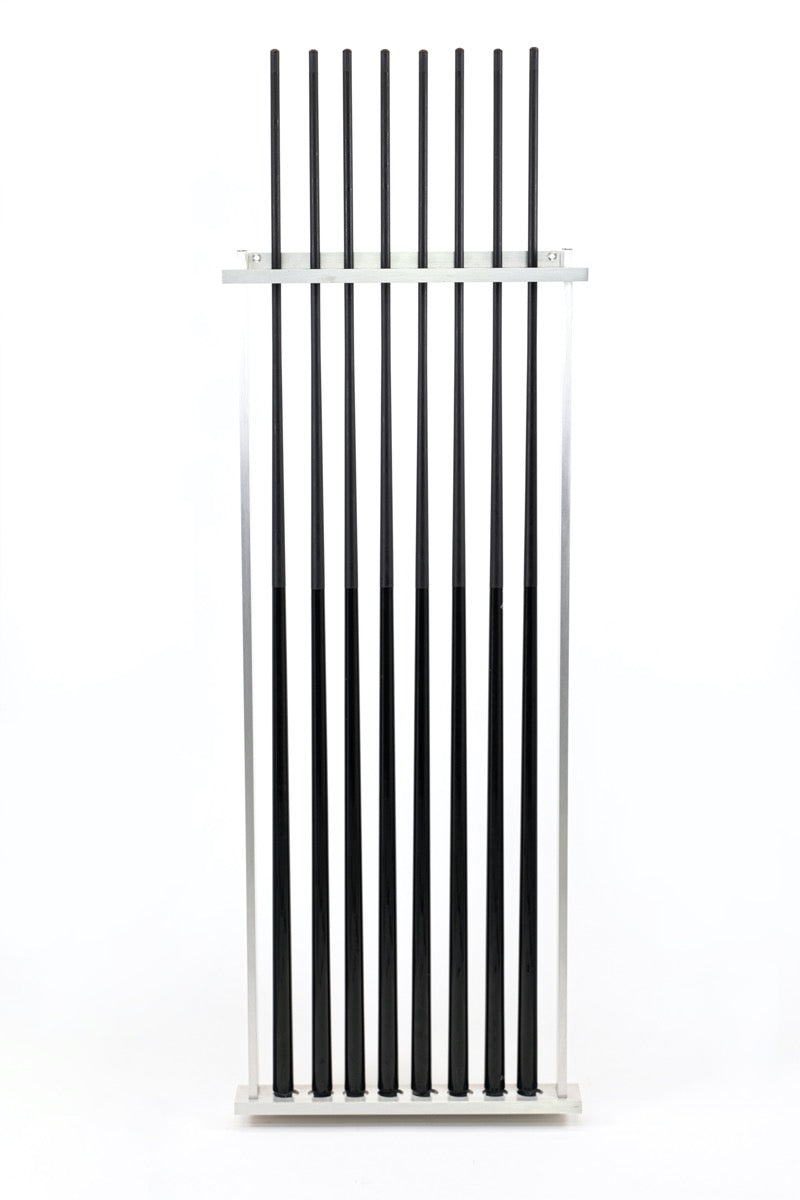Aluminum Wall Rack #4 (squared side bars) - Blatt Billiards