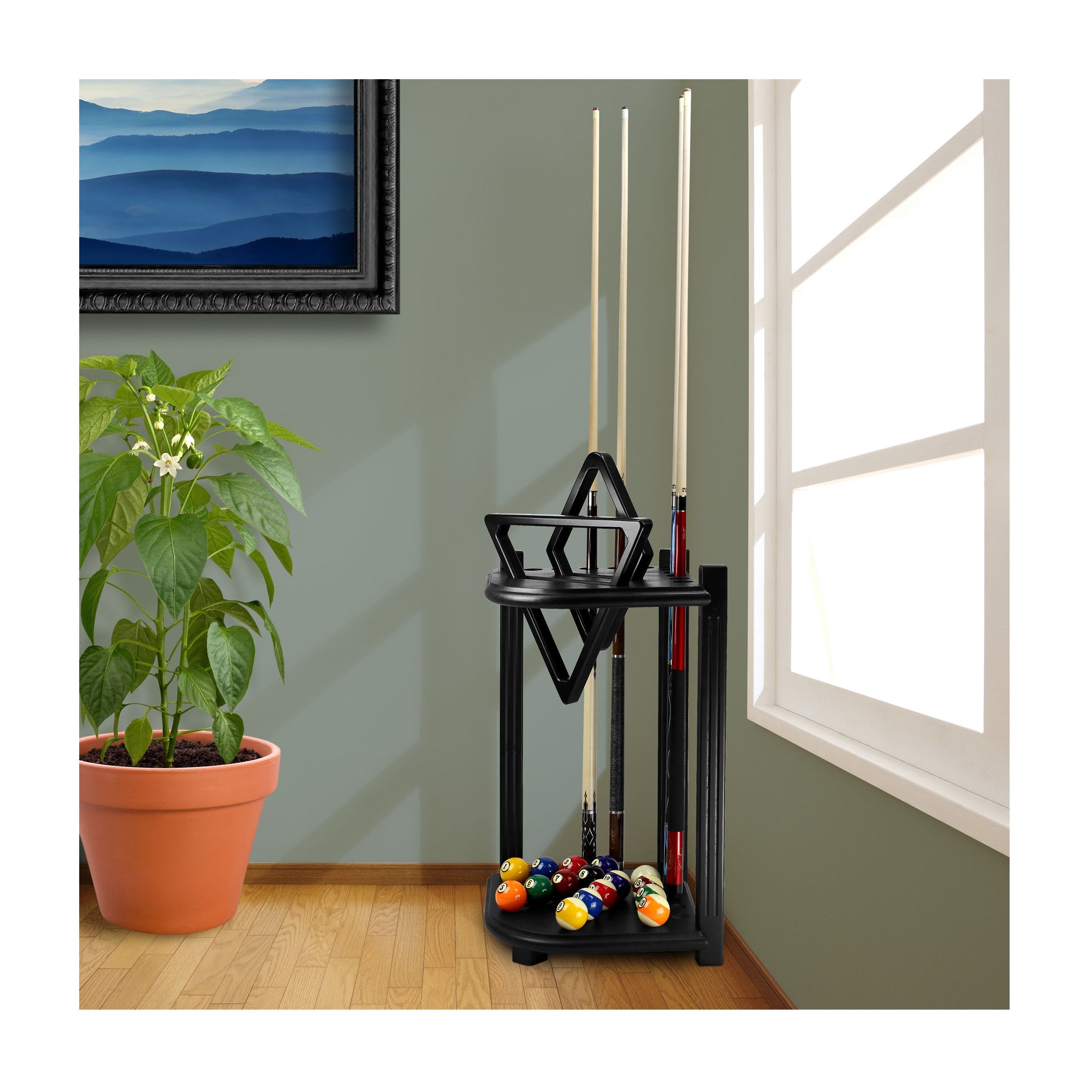 Corner Cue Rack | Blatt Billiards